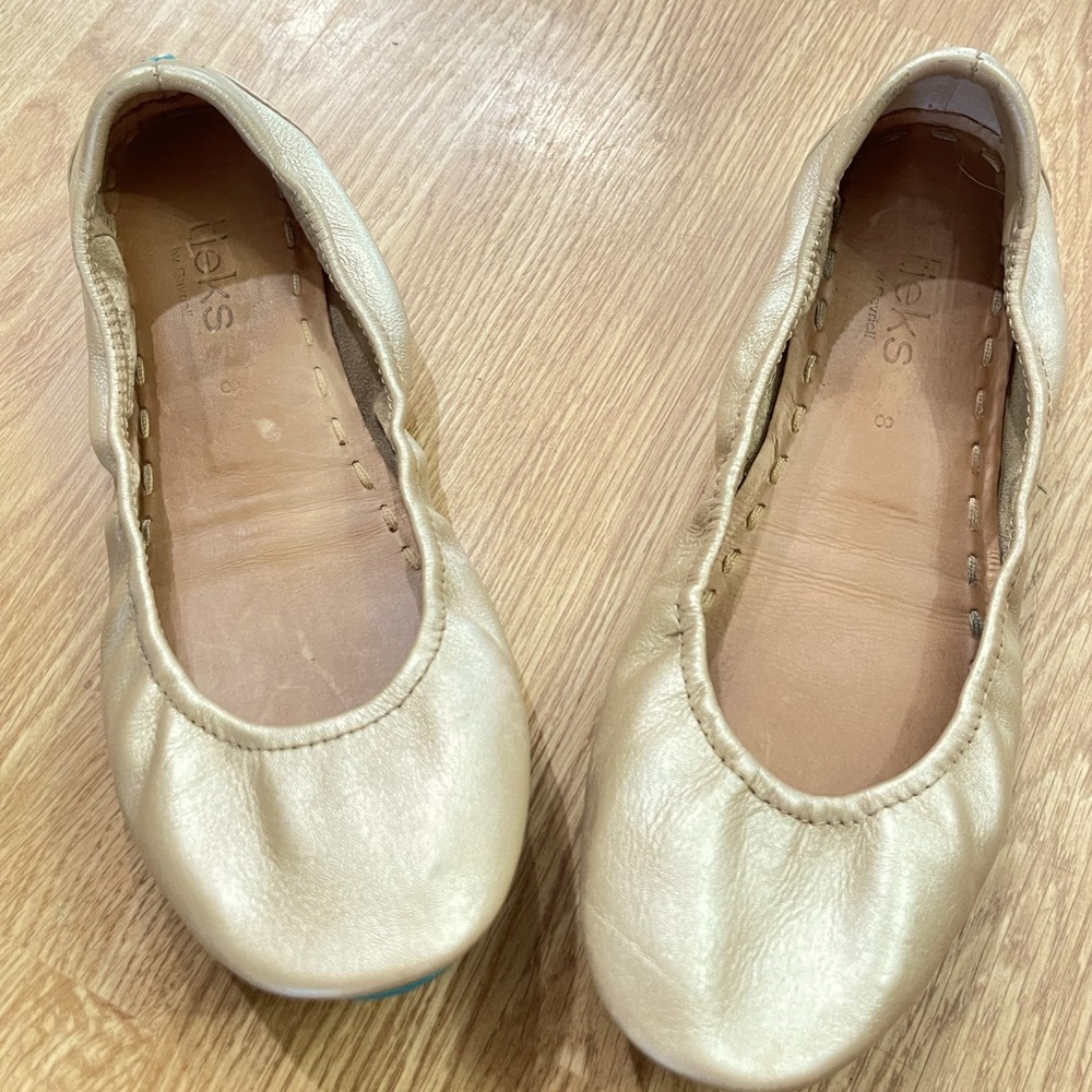 Metallic Champagne Tieks - LIMITED EDITION